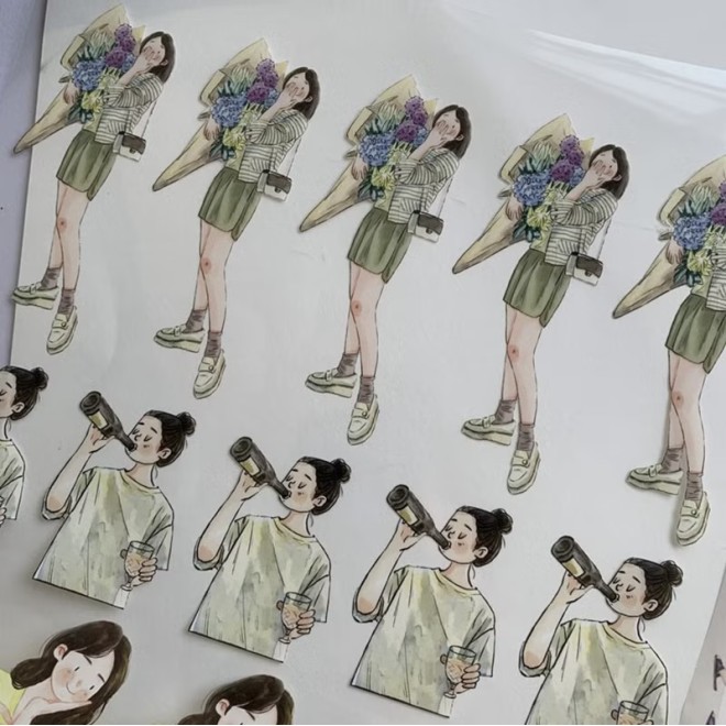 Ding Ding City Girl PET tape