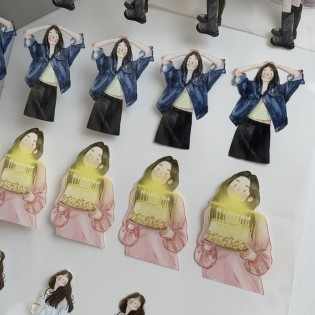 Ding Ding City Girl PET tape