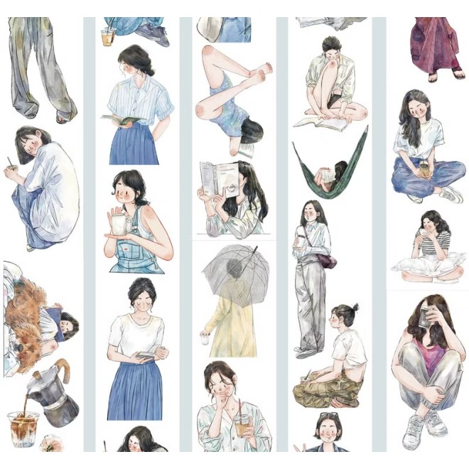 Ding Ding Coffee Lover girls  PET tape