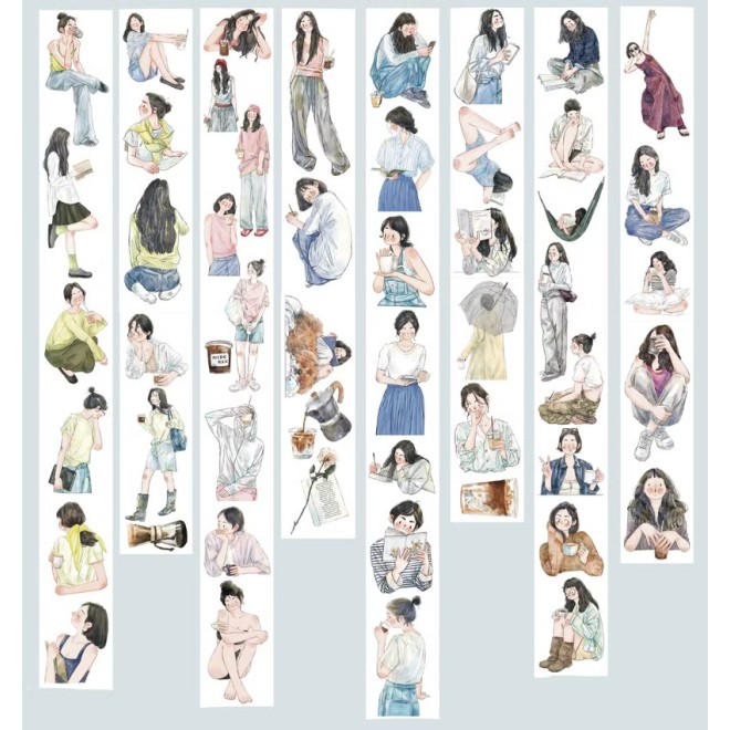 Ding Ding Coffee Lover girls  PET tape