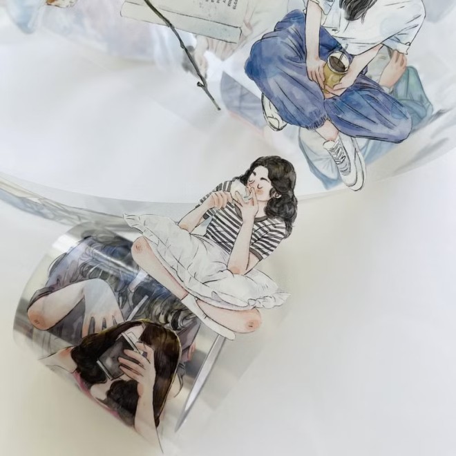 Ding Ding Coffee Lover girls  PET tape