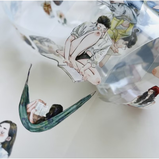 Ding Ding Coffee Lover girls  PET tape