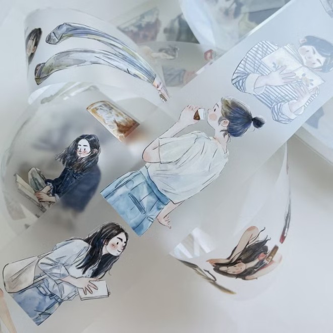 Ding Ding Coffee Lover girls  PET tape