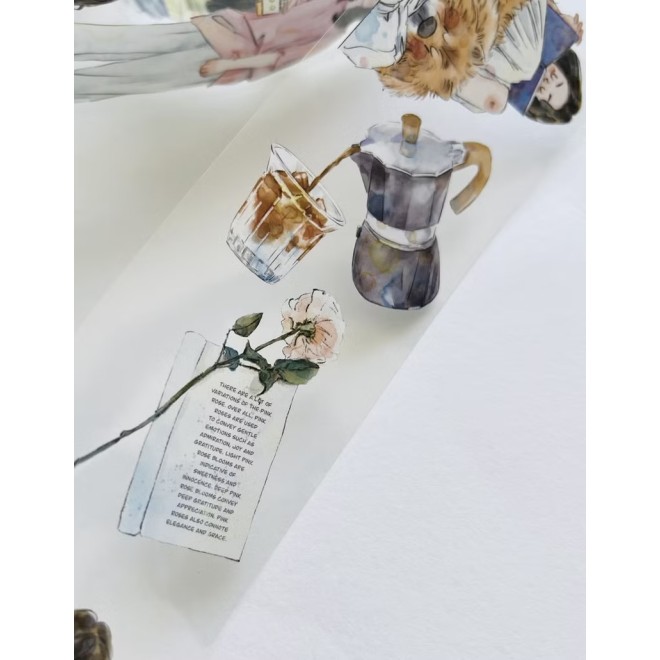 Ding Ding Coffee Lover girls  PET tape