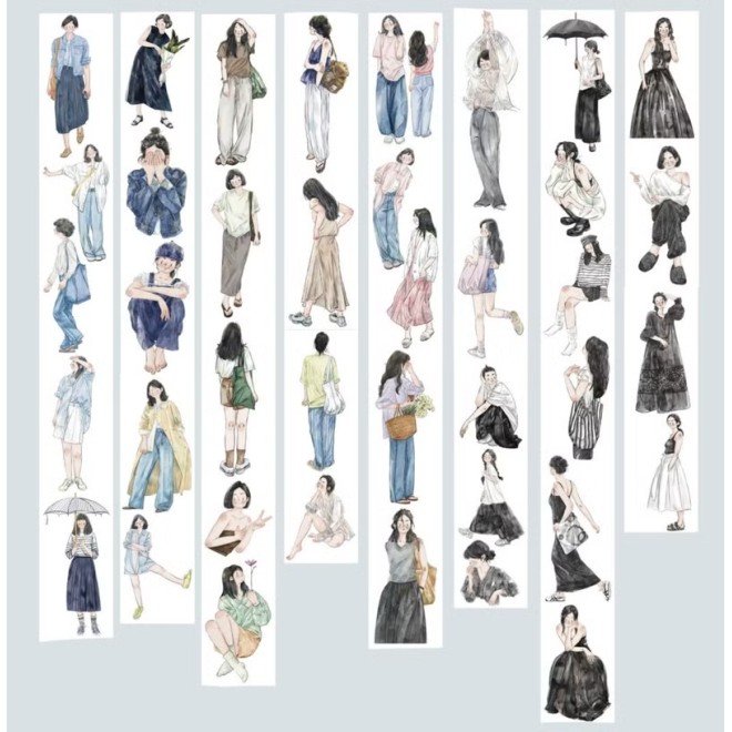 Ding Ding Small Wardrobe girls PET tape