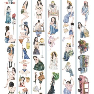 Ding Ding Summer Journey Girls PET tape