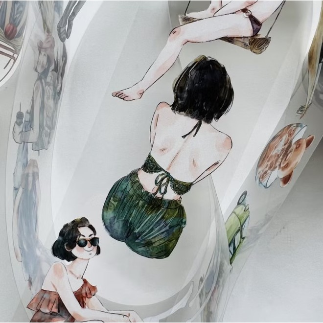 Ding Ding Summer Journey Girls PET tape