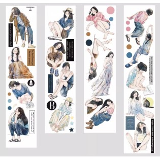 Ding Ding Thinking Girls Glossy PET tape