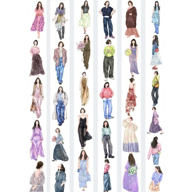 Ding Ding Pinky Girls PET tape