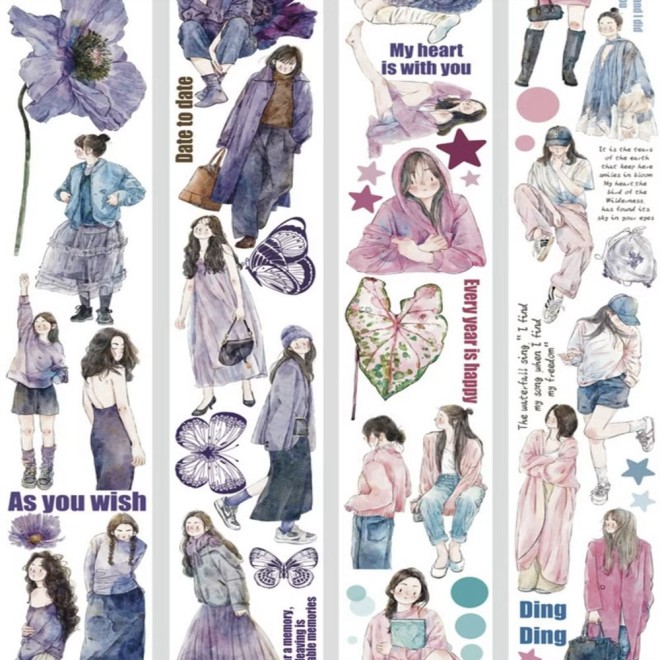 Ding Ding Trending Girls PET tape