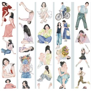 Ding Ding Little Girls PET tape