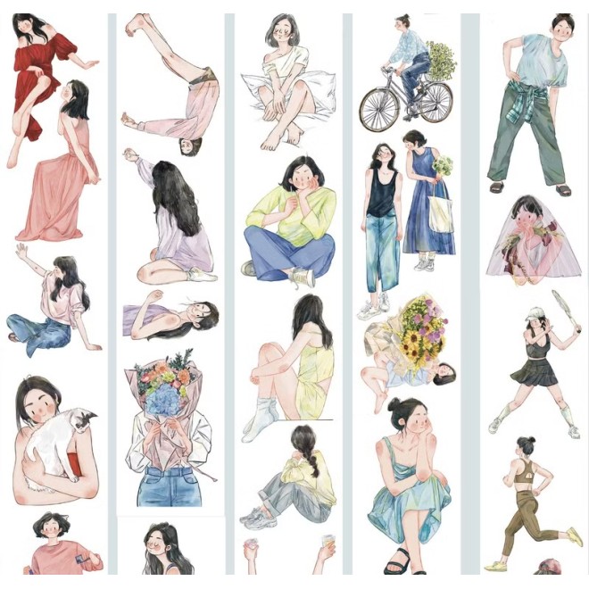 Ding Ding Little Girls PET tape