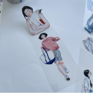 Ding Ding Little Girls PET tape