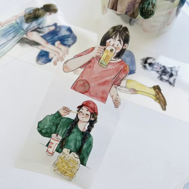 Ding Ding Little Girls PET tape