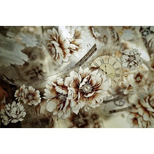 Dusty pearl roses PET TAPE