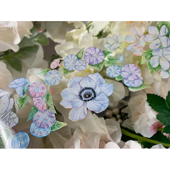 Mixed Flower PET tape