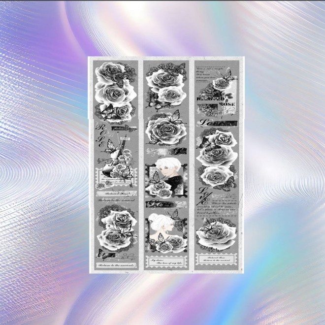 Flower Boy and Girl PET tape