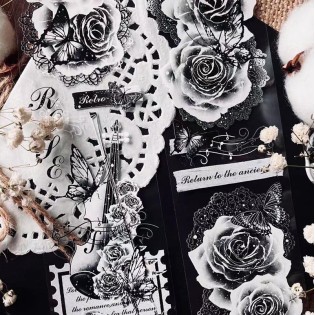 Flower Boy and Girl PET tape