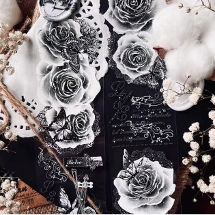 Flower Boy and Girl PET tape