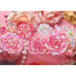 Butterfly Roses PET tape