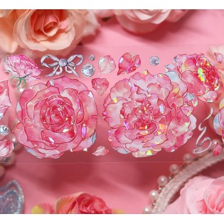 Butterfly Roses PET tape