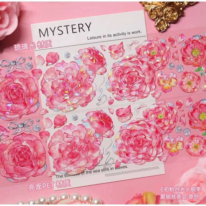 Butterfly Roses PET tape