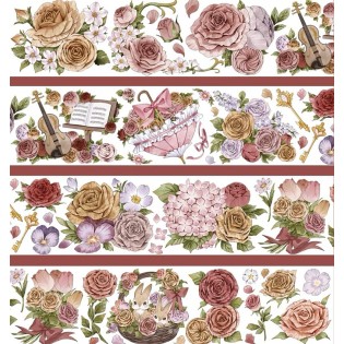 Musical Flower PET tape