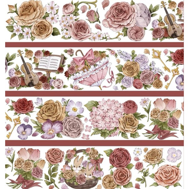 Musical Flower PET tape