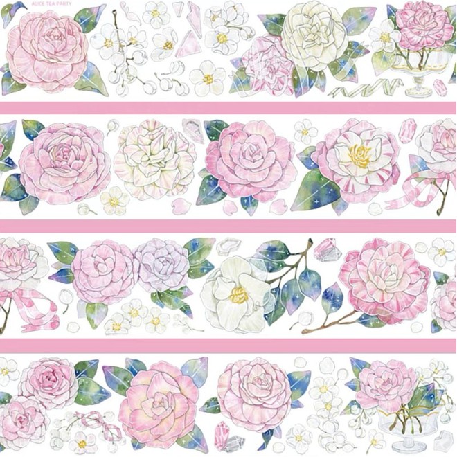 English Rose PET tape