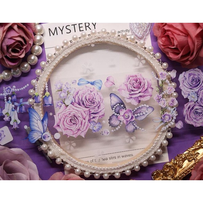 Purple Mania Rose PET tape