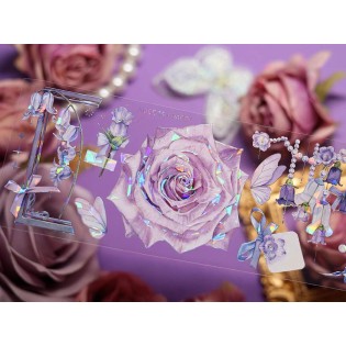 Purple Mania Rose PET tape