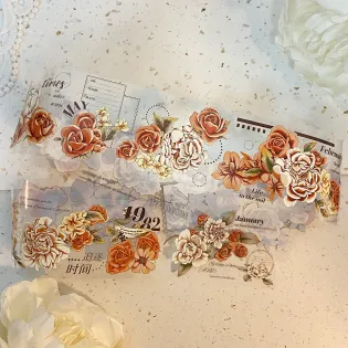 Dusty Flower PET tape