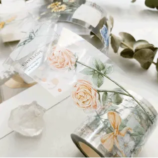 Frame and Flowers PET tape 