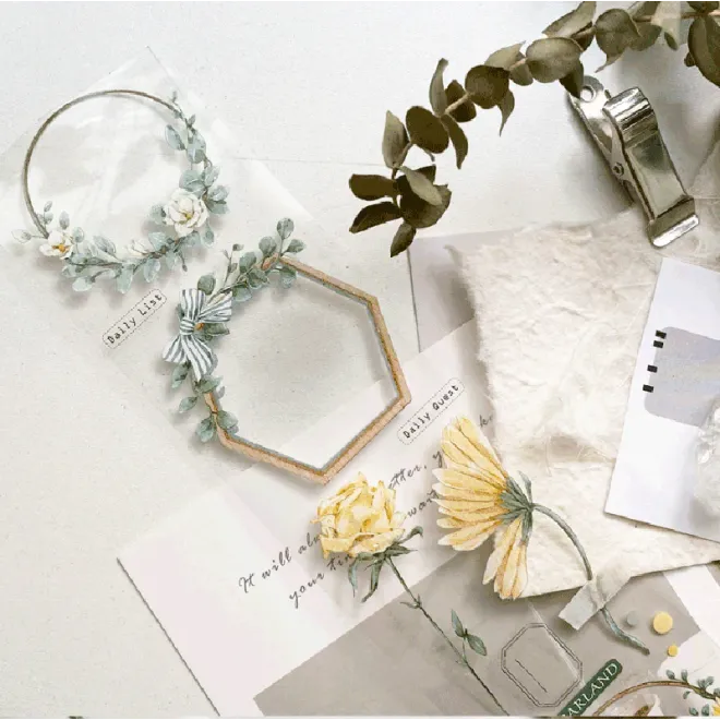 Frame and Flowers PET tape 