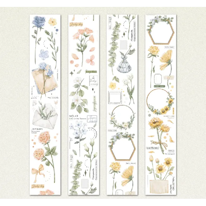 Frame and Flowers PET tape 