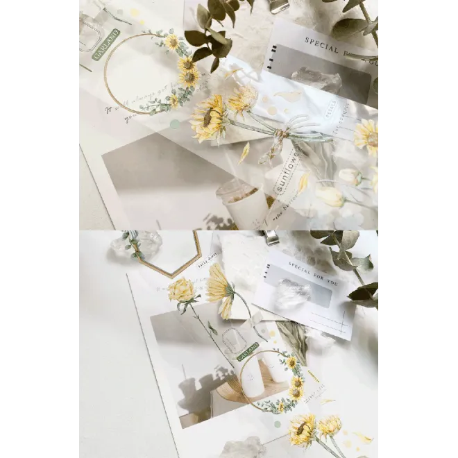 Frame and Flowers PET tape 