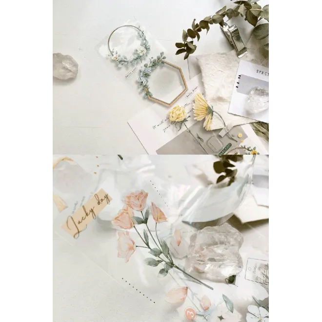 Frame and Flowers PET tape 