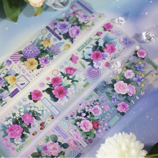 Fall In Love with Rose Garden PET tape