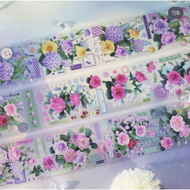 Fall In Love with Rose Garden PET tape