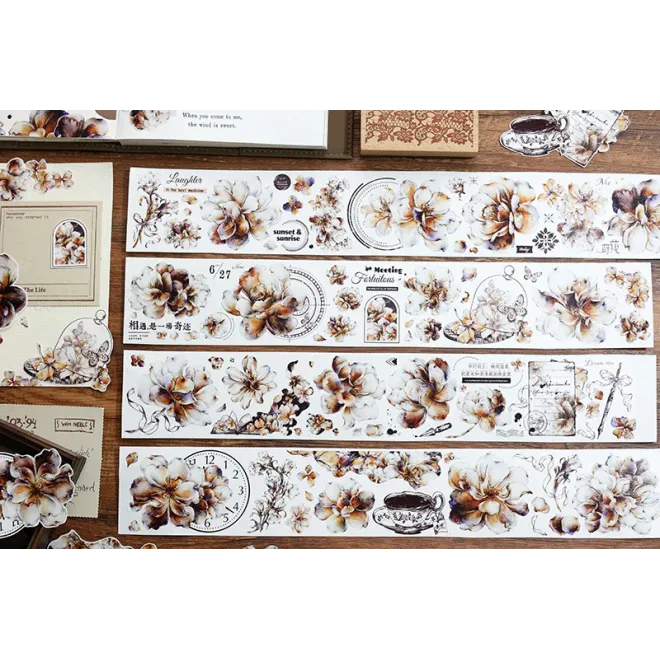 Sunset Floral PET tape