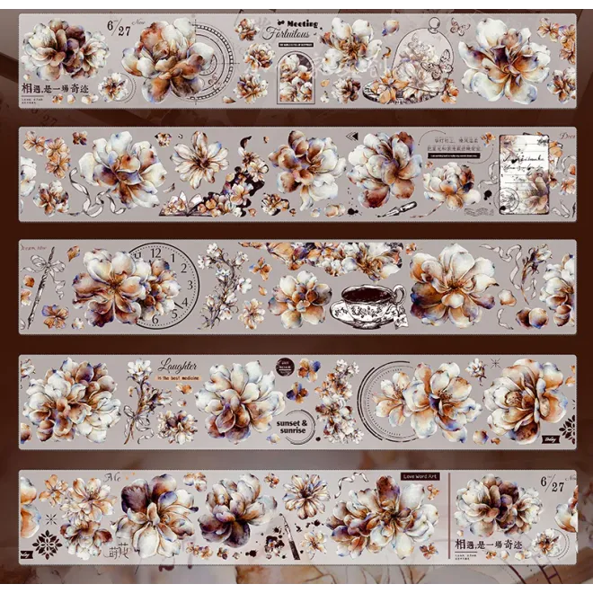 Sunset Floral PET tape