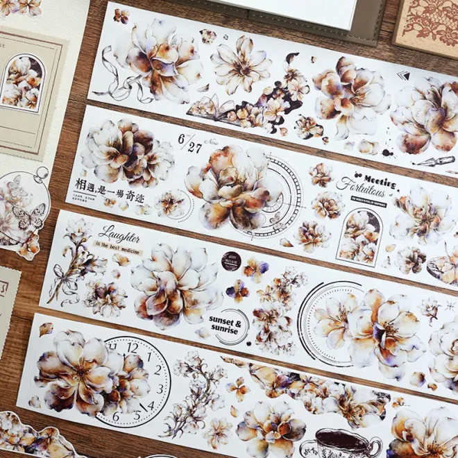 Sunset Floral PET tape