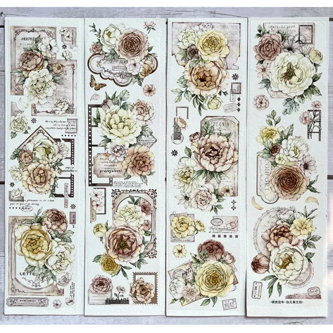 Golden Flower PET tape