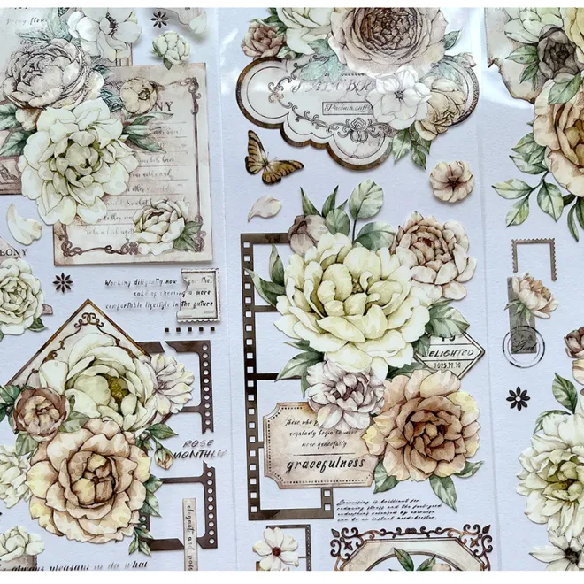 Golden Flower PET tape