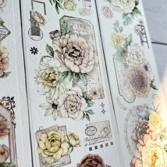 Golden Flower PET tape