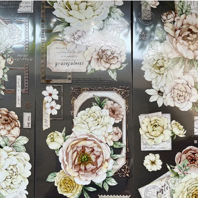 Golden Flower PET tape