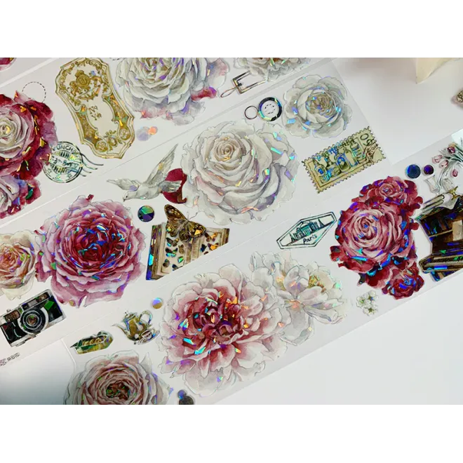 Romantic Rose PET tape