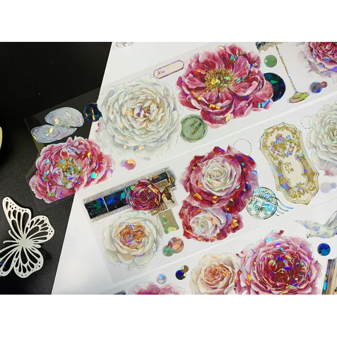 Romantic Rose PET tape