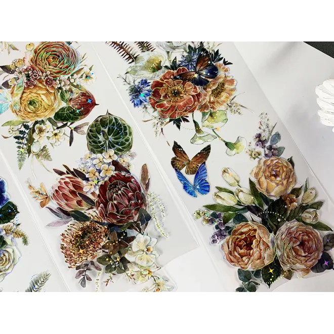 Flower drunkenness PET tape