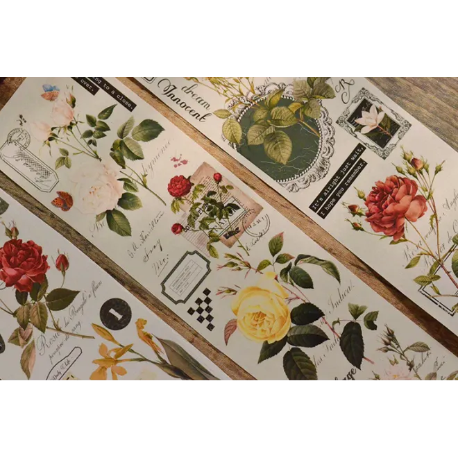 Vintage Rose PET tape